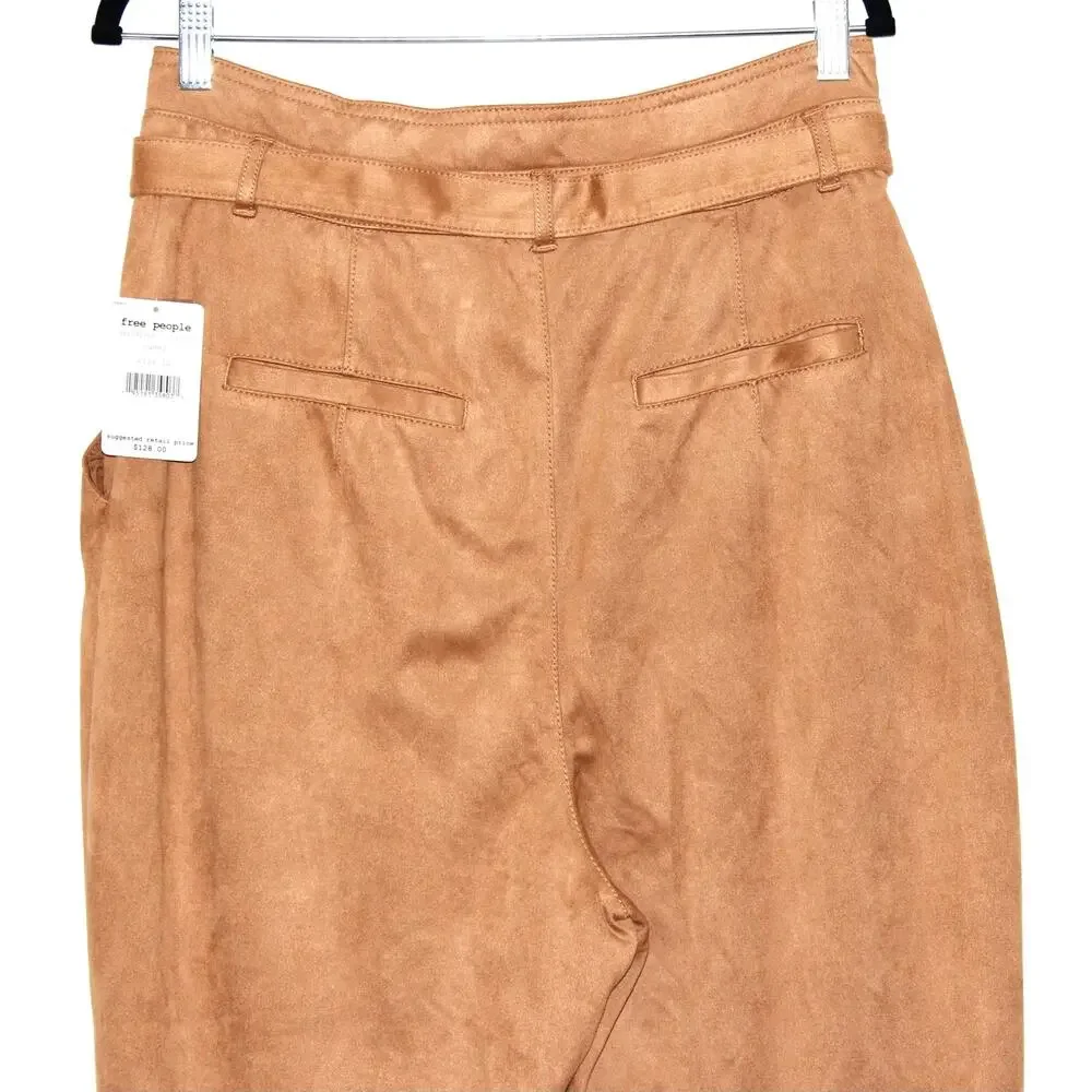 Free People Nightfall Vegan-Suede Pants Size 12 NWT - Picture 4 of 7